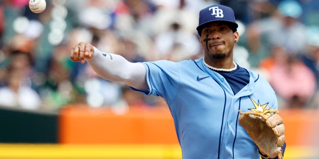 Rays' Wander Franco hits restricted list as MLB probes 'social media posts' involving player 2 Wander Franco throws