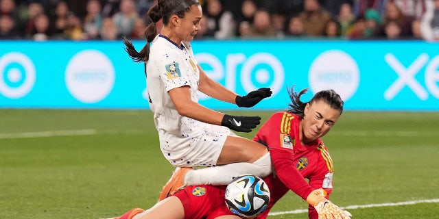 Zecira Musovic makes a save