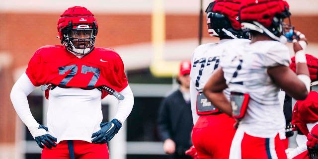 Tajh Boyd during a Liberty football scrimmage