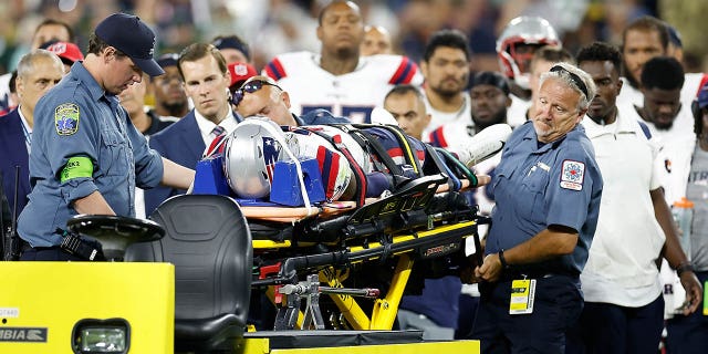 Isaiah Bolden carted off