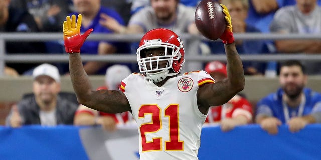 Bashaud Breeland celebrates