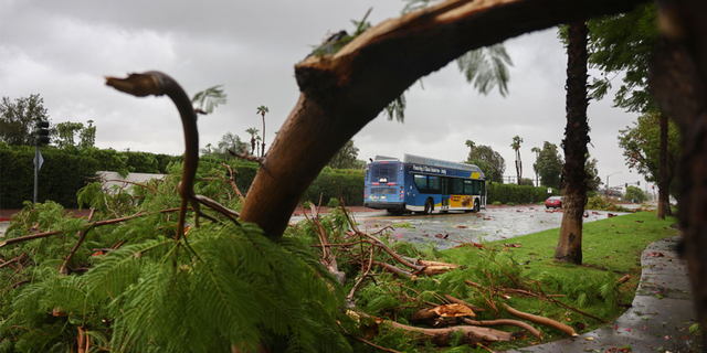 Tropical Storm Hilary damage in California