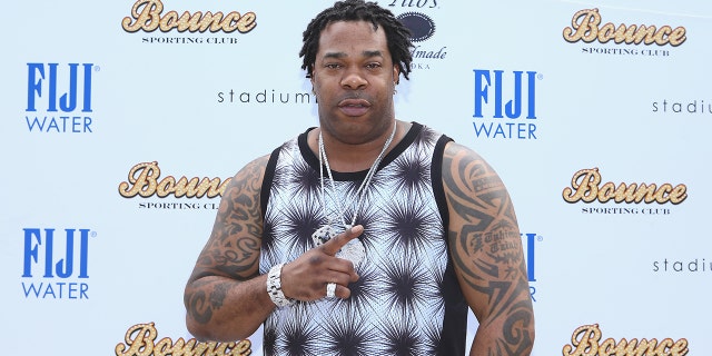 Busta Rhymes red carpet