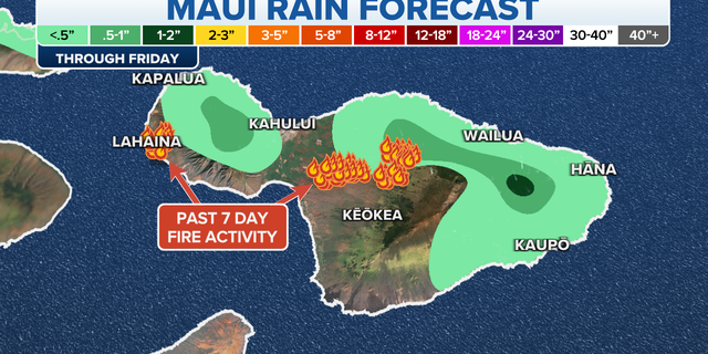 Maui rain forecast
