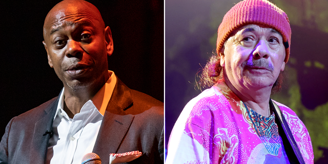 Dave Chappelle and Carlos Santana