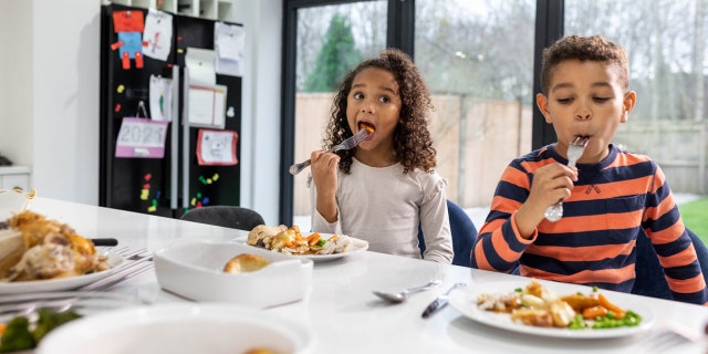 Children eating