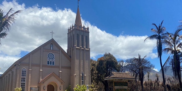 Catholic Church still standing after Maui wildfires