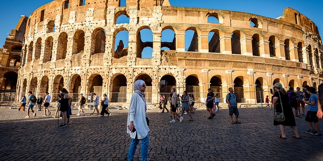 The Colosseum in Rome, Italy