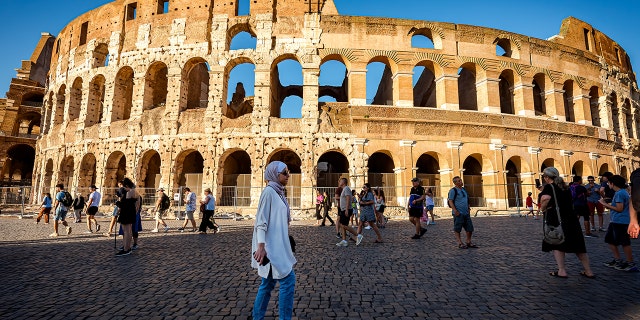 The Colosseum in Rome, Italy