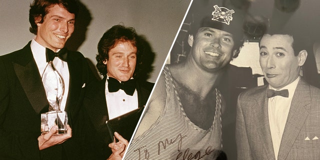 Paul Reubens, David Hasselhoff, Christopher Reeve and Robin Williams