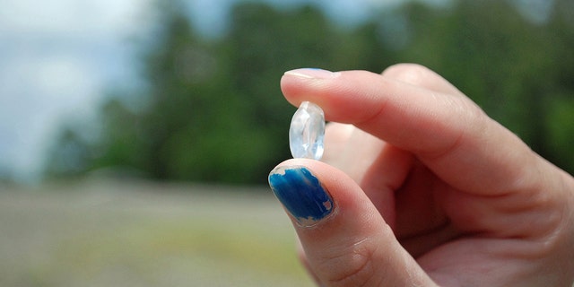 A diamond found at Crater of Diamonds State Park in Arkansas 