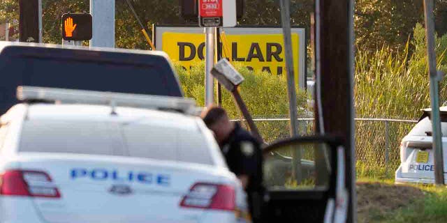 police outside Dollar General