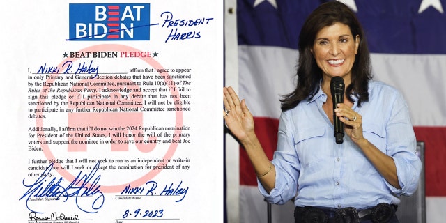 Nikki Haley, RNC pledge