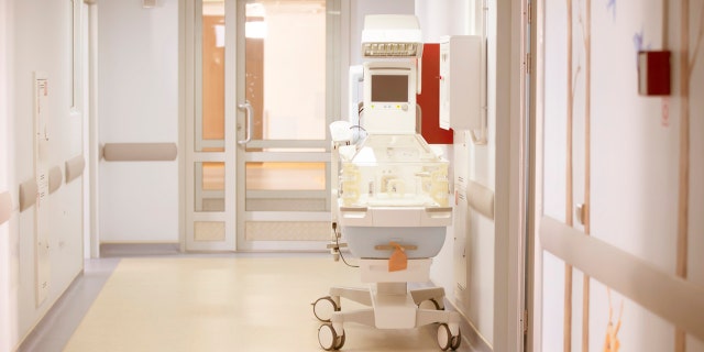 Empty maternity ward