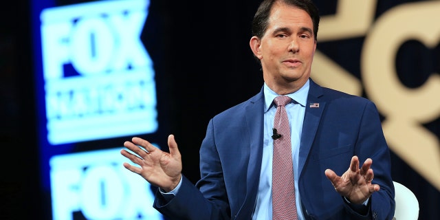 Former Wisconsin Gov. Scott Walker speaks at CPAC 2021