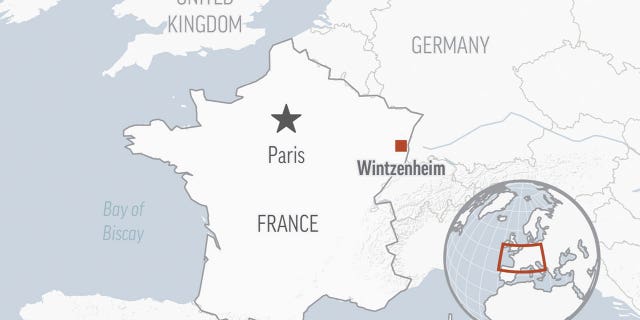 map of France