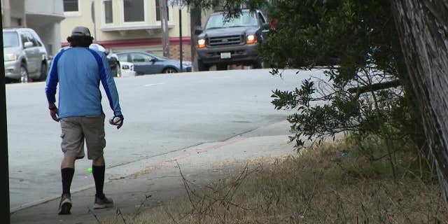 Scene near Golden Gate Park in San Francisco, where a woman's body was found