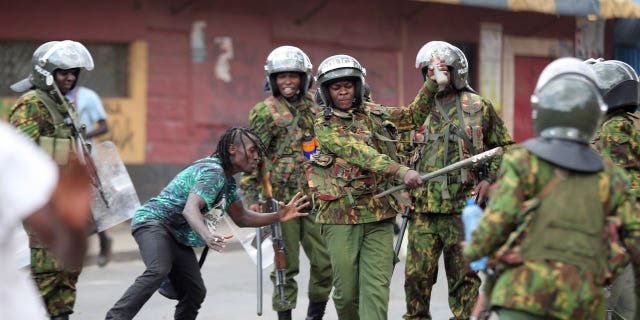 Police clash in Kenya