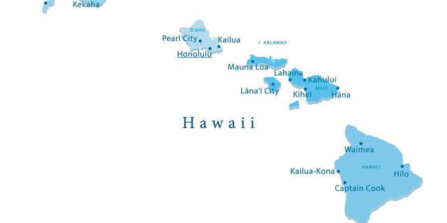 a map of Hawaii