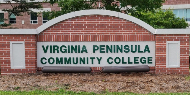 The school's sign