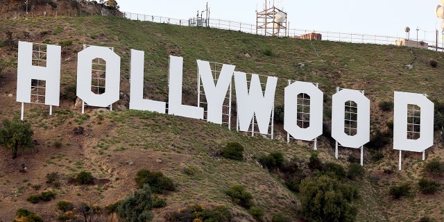 The Hollywood sign