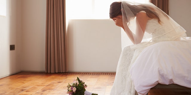 Bride upset
