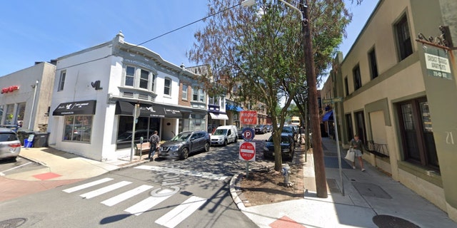 The intersection of Cricket Avenue and Cricket Terrace in Ardmore, Pennsylvania