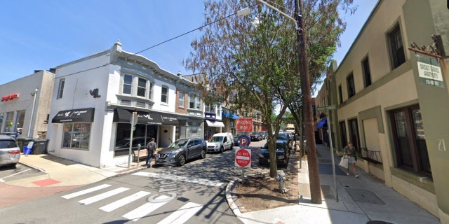 The intersection of Cricket Avenue and Cricket Terrace in Ardmore, Pennsylvania