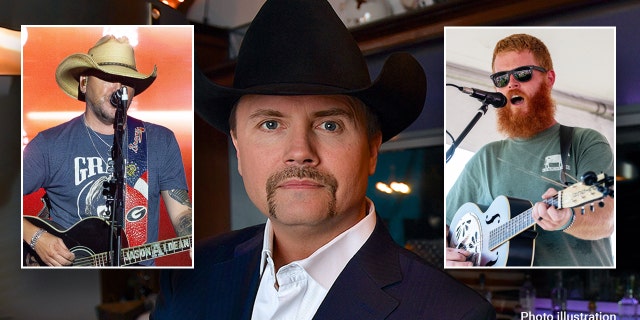 John Rich wears cowboy hat alongside Jason Aldean and Oliver Anthony