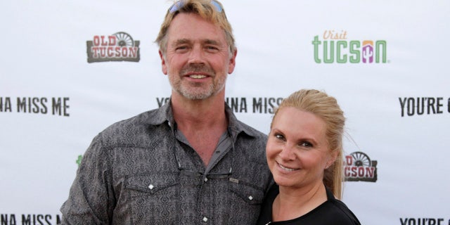 John Schneider with wife Alicia Allain