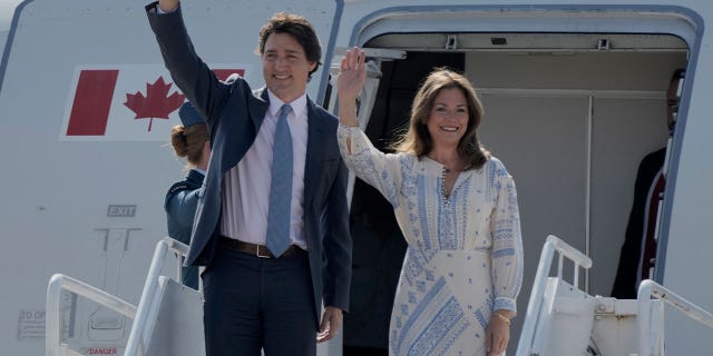Canada Prime Minister Justin Trudeau and his wife Sophie Grégoire