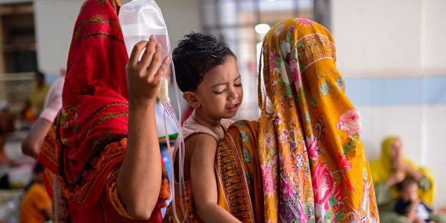 Bangladesh family in hospital