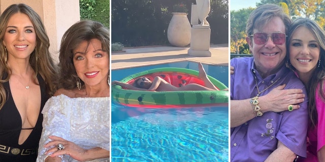 liz hurley split photos