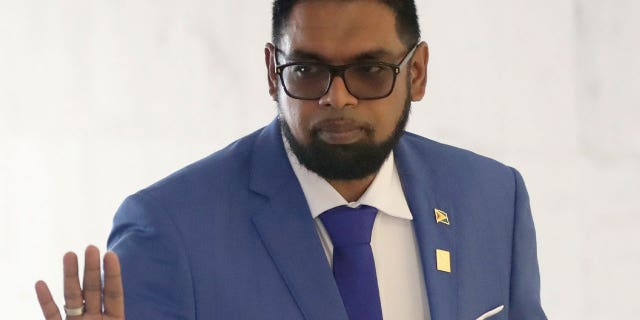 Guyana's President Mohamed Irfaan Ali