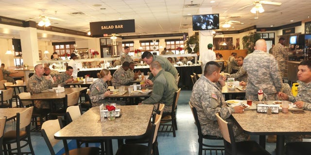 Fort Cavazos dining facility photo from 2015
