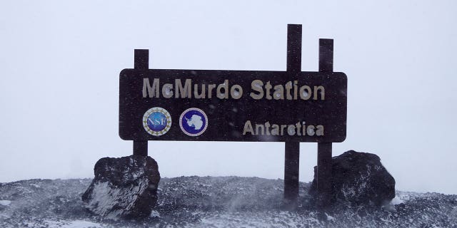 McMurdo Station sign
