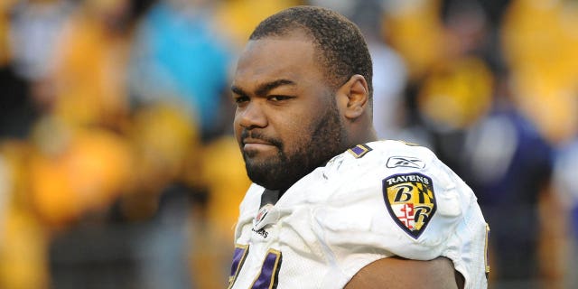 Michael Oher plays for the Ravens