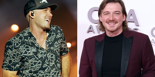 Morgan Wallen then and now split