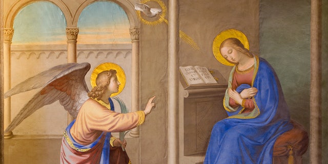 The annunciation - Mother Mary and the Angel Gabriel