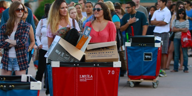 College move in day