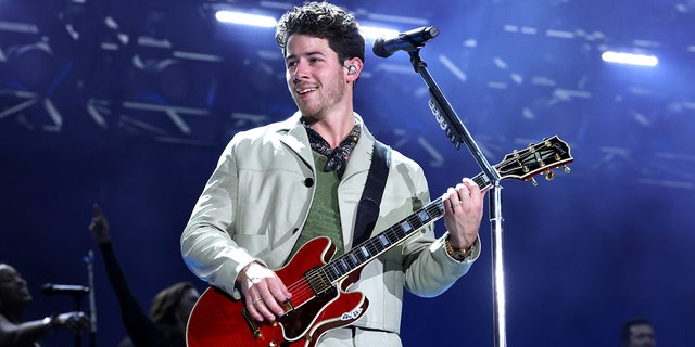 Nick Jonas performs onstage