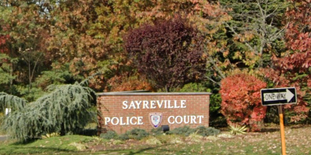 Sayreville Police Department sign