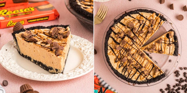 peanut butter pie split