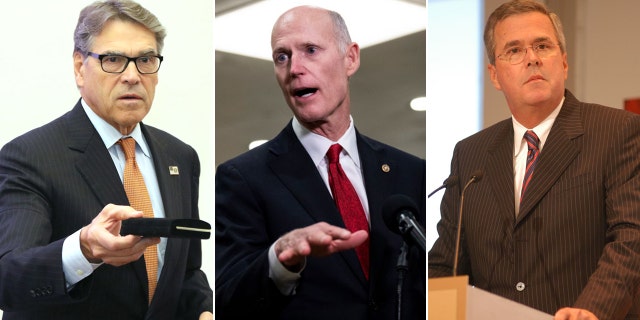 Rick Perry, Rick Scott, Jeb Bush