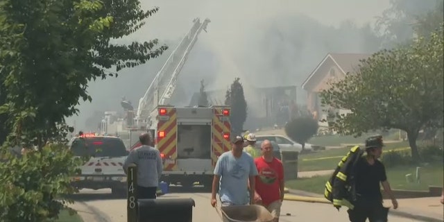 Three missing, three hospitalized after house explosion rocks Pittsburgh suburb 3 Plum Pennsylvania fire
