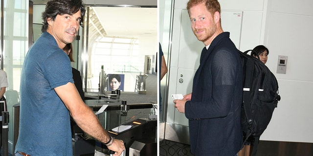 prince harry nacho ignacio at airport