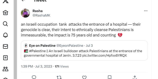 Rasha Mubarak tweet