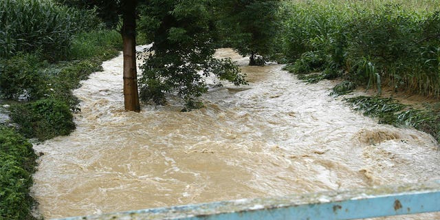 river swells in Austria