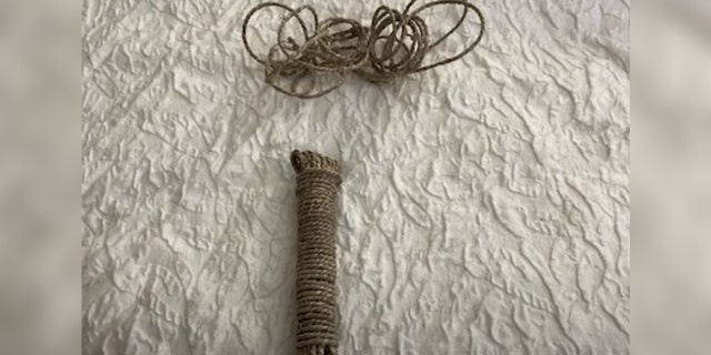 Rope used during Skogund's alleged rape