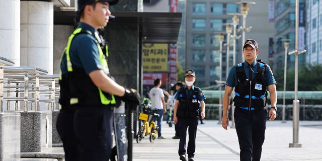 police officers patrol